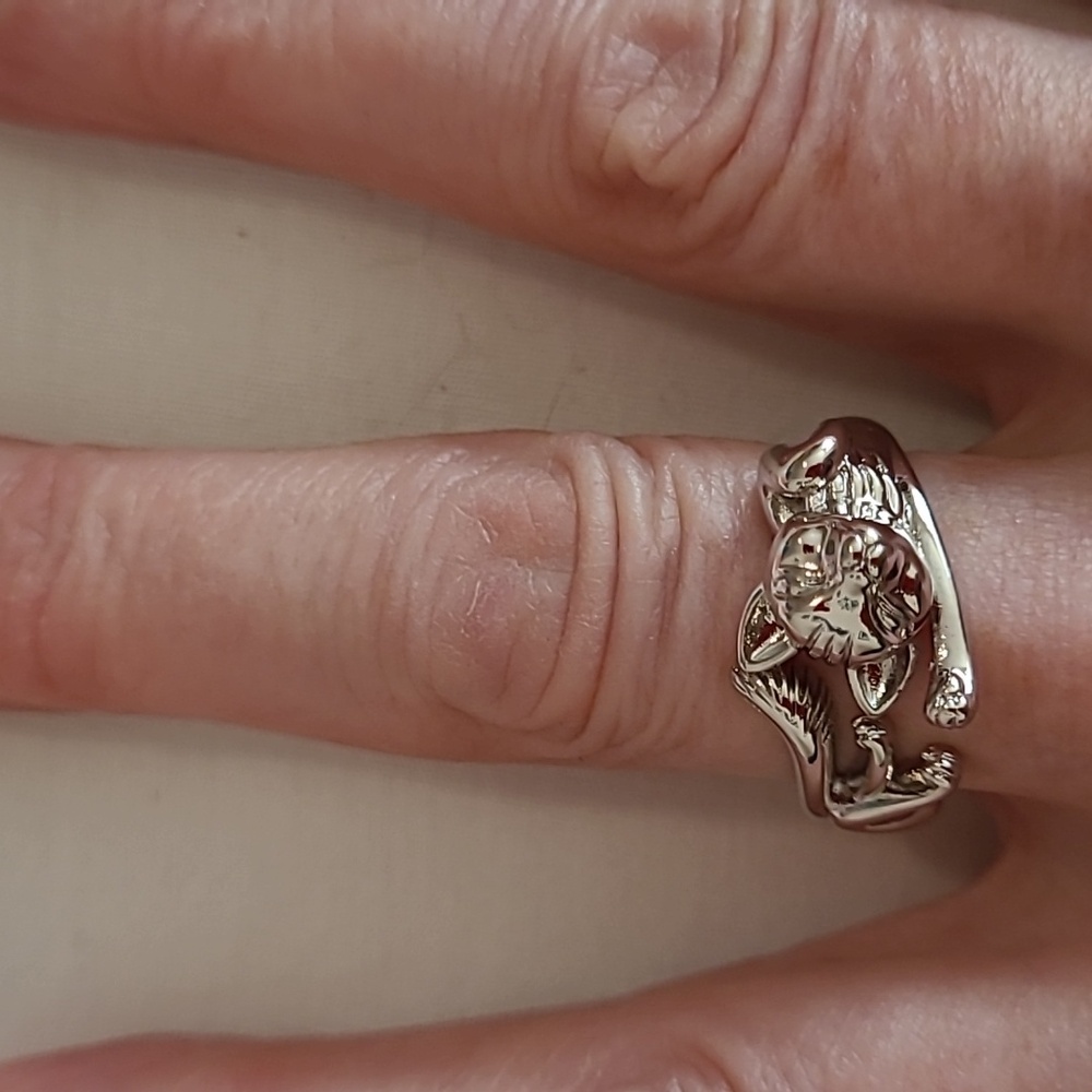 Cat silver ring - Picture 3 of 3